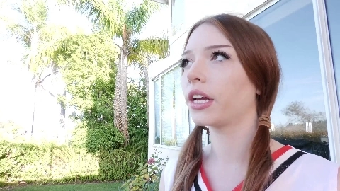Sexy Little Redheaded Teen Cutie: Horny Cheerleader