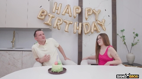 Sexy Little Blonde Teen Cutie: A Birthday Threesome Surprise