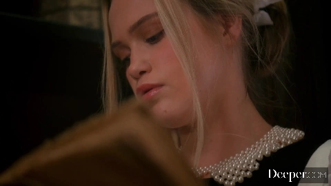Busty Blonde Teen Cutie: Schoolmaster