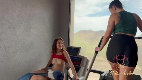 Melia Avelin Gym Time With Kenneth Sky And Ivy Rose - ManyVids