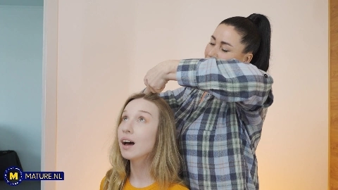 MatureNL - Leyla C And Alice Klay - Lesbian Sex Mother And StepDaughter Bonding
