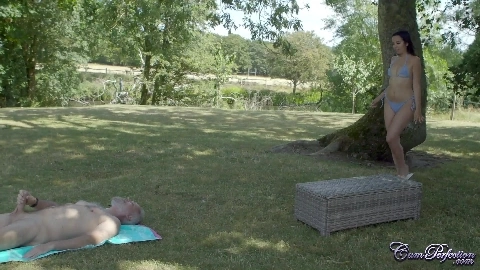 CumPerfection - Summer Fox - Sunbathing Peeper