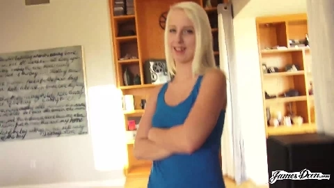 JamesDean Darcie Belle Blonde Plays With Handsome Guy s