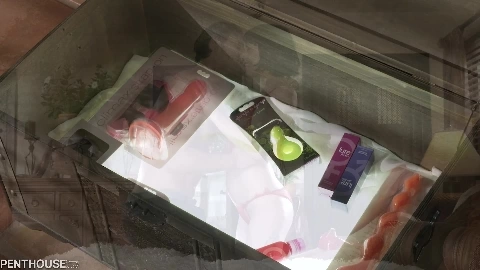 Penthouse's Toy Box 1 - Olive Glass