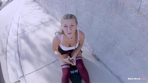 Horny School Girl Gets Creampie Surprise 2 - Molly Pills