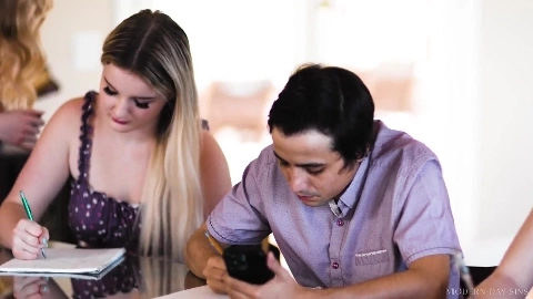 Proud Pervs: Tutor’s Group Cram Session - Emma Starletto