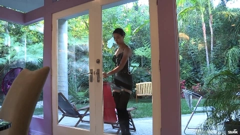 Lesbian ass worship and domination with Dana and AnnaBe