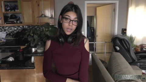 Hairy Harmony Wonder gets smashed by he - Bad Daddy POV