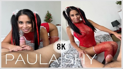 Christmas Blowjob - Paula Shy