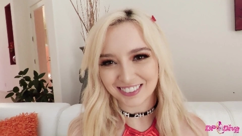 Innocent Looking Blonde Shows Her Big Gape During DP - Lexi Lore
