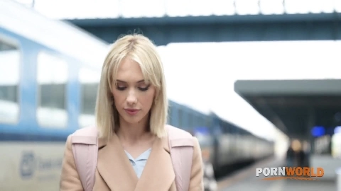 Sexy Blonde Sky Pierce Enjoys Some Balls Deep Fucking With Stranger GP2914