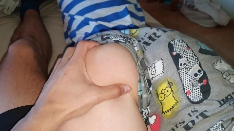 Footjob by my sweet girlfriend - Victoria Sign