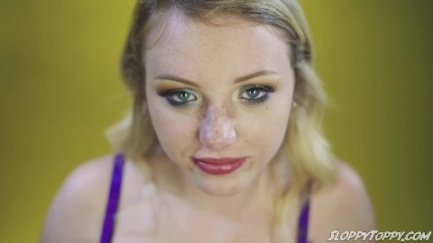 Dixie Lynn Blowjob Swallow - Sloppy Toppy