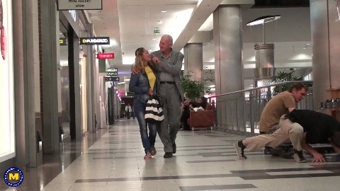 Dirty old man has sex with a hot young babe. - Jaden 20