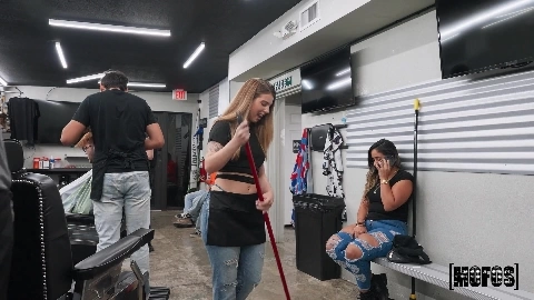 At The Barbershop in HD - Lucky Anne