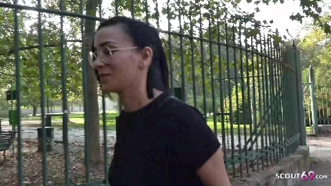 First Anal For Student Natascha At Pickup - German Scout