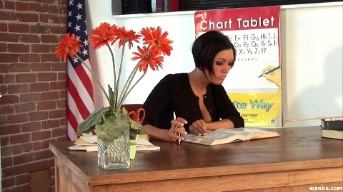 Busty School Teacher Gets Fucked In Class - Dylan Ryder