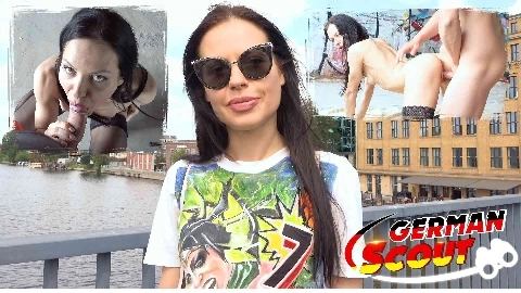 Skinny Milf Allatra Pickup And Public Sex - German Scout