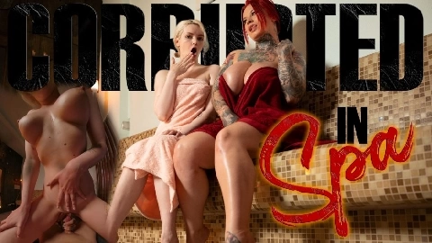 Corrupted In SPA - Amber Kawaii, Sabien De Monia
