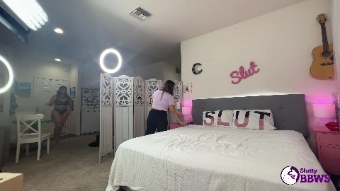 BTS with goth baddie Angel Summer - SluttyBBWs