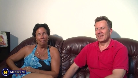 MatureNL - Petra D - Amateur Grandma Threesome