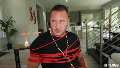 Three Horny Nuns Fuck the Devil Out of Him - Selena Love, Natalie Brooks, Fiona Frost