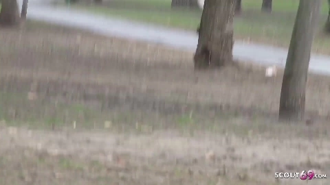 Cute Girl Eveline Dellai In Leggings Tricked To Raw Pickup Fuck