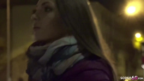 First Time Anal For Skinny Veronica At Public Street Casting