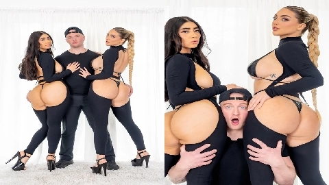 Big Titty Threesome - Violet Myers & Kayley Gunner