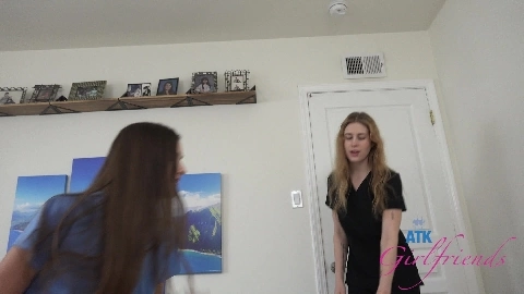 Fiona Peaches And Violet Viper Nurse POV - ATKGirlfriends