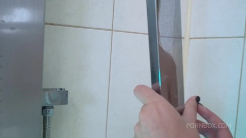 HARD WET GANGBANG! Destruction of tight anus by triple anal penetration of crazy Vivian Lola and drinking powerful streams of urine from eight big cocks [PART 2] EKS610