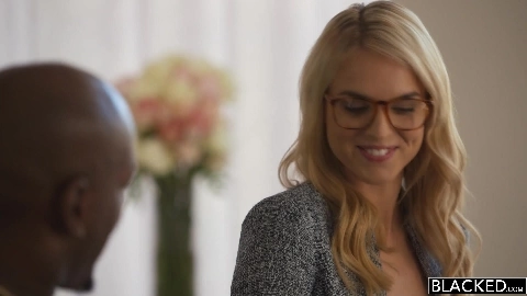 Blonde Gets BBC at Interview 2 - Keira Nicole