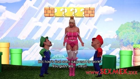 Princess Peech Rewards The Bros in 4K - Emily Thorne