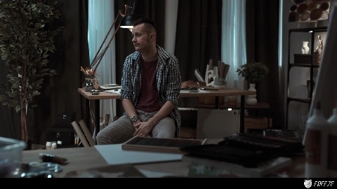 Black Angel and Sam Bourne the Art Model - Freeze