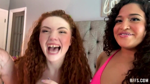 BFFs Day Sex Games - Brina Scarlet, Fun Sized Megan and Lil Bet Saunders