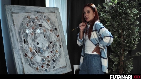 Futanari - Clemence Audiard And Tabitha Poison - Preparing The Art Exhibit