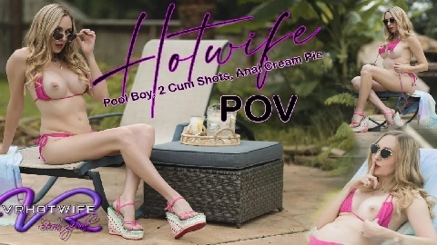 POV Hotwife Anal With Poolboy in 4K - Sierra Spunk