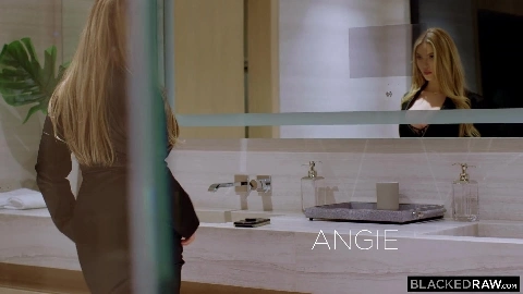 Stacked Blonde Angie Takes Every Inch Of His BBC - Angie Faith