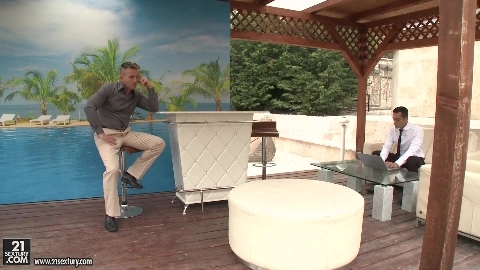 Doris' Poolhouse Threesome - Gina Gerson