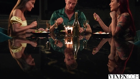 Rae Lil Black Naughty Beauty Rae Seduces BFFs Man - Vixen