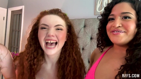 BFFS - Brina Scarlet - Fun Sized Megan And Lil Bet Saunders