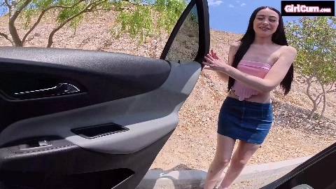 Zapped In The Car in HD - Dolly Paige