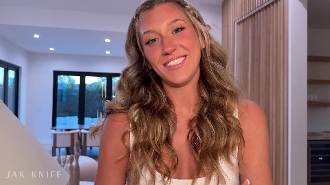 Jak Knife - My bestfriend needed some dick training before her date - Addison Vodka