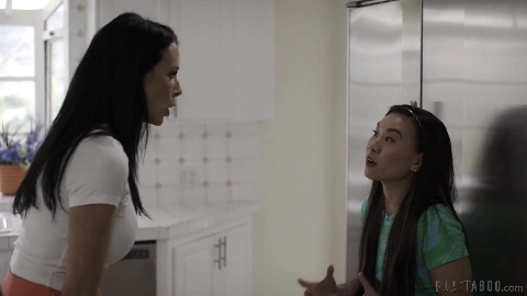 Reagan Foxx Kimmy Kimm Madi Collins Busty Stepmother Catches Her Stepdaughter Having Sex With Another Girl And Then Ends Up In A Lesbian Threesome