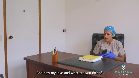 Mariana Martix - Shhh Student Visits Nurse with Hot Pussy - Paolavegamodel & Mariana Martix 2