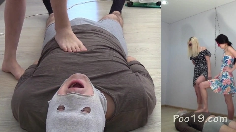 Menstrual cup. Victoria and Christina. Cruel session! - MilanaSmelly