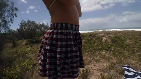 Public Beach Oil Ass Fucking - Scarlet Chase