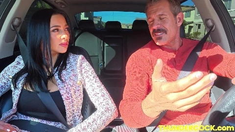 Sexy babe wants her husband's asshole of a boss to stop being such a prick, but finds out that she has to take his huge Thundercock to get her way - Audrey Bitoni