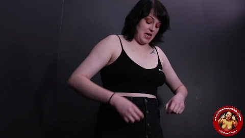 Cum Dislike Takes It Like A Champ - Heather Grey