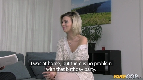 Single MILF Seduces Policeman - Vicky Love